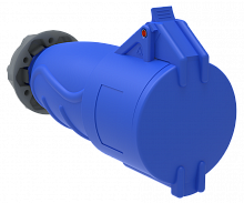 IEK Розетка переносная ССИ-213 16А-6ч/200-250В 2Р+РЕ IP44 MAGNUM