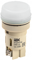 IEK Лампа ENR-22 сигнальная d22мм белый неон/240В цилиндр