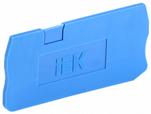 IEK Заглушка для КПИ 3в-1,5/2,5 3 вывода синяя