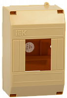 IEK Бокс КМПн 1/4 для 4-х автоматический выключатель наружной установки (Сосна)