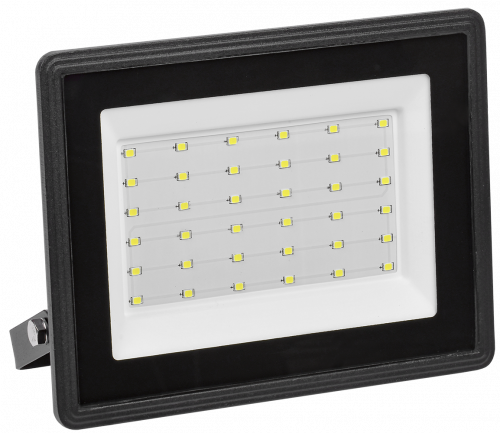 IEK Черный Прожектор LED СДО 06-50 IP65 6500 K