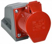 IEK Розетка 115 стационарная 3Р+РЕ+N 16А 380В IP44