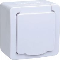 IEK РСб20-3-ГПБб роз.1м с з/к о/у IP54 (цвет крышки:белый) ГЕРМЕС PLUS