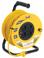 IEK Катушка УК30 с т/з 4 места 2Р/30м 2х0,75 мм2 "Garden"