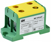 IEK Клемма вводная силовая КВС 16-95 кв.мм. 2-рядная PE