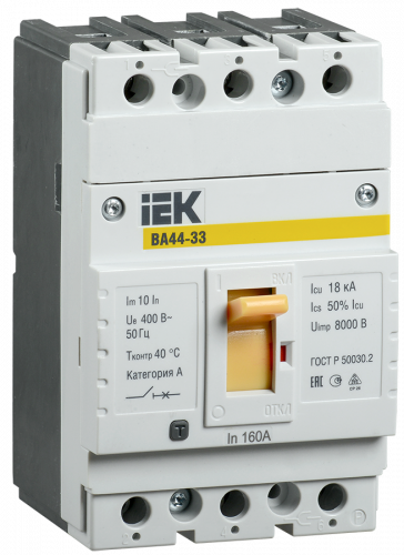 IEK Авт. выкл. ВА44 33 3Р 50А 15кА