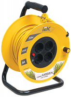 IEK Катушка УК20 с т/з 4 места 2Р/20м 2х0,75 мм2 "Garden"