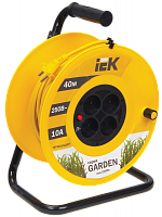 IEK Катушка УК40 с т/з 4 места 2Р/40м 2х1,0 мм2 "Garden"