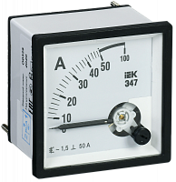 IEK Амперметр Э47 50А кл. точн. 1,5 96х96мм