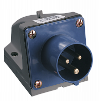 IEK Вилка 513 стац.2Р+РЕ 16А 220В IP44