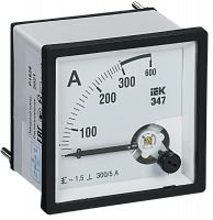 IEK Амперметр Э47 300/5А кл. точн. 1,5 96х96мм