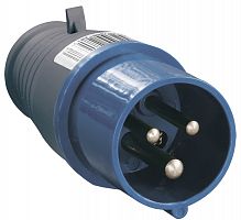 IEK Вилка 013 2Р+РЕ 16А 220В IP44