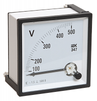 IEK Вольтметр Э47 500В кл. точн. 1,5 72х72мм