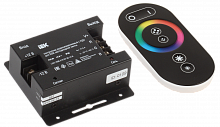 IEK Контроллер с ПДУ радио (черный) RGB 3 канала 12В, 6А, 216Вт