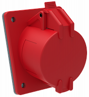 IEK Розетка встраиваемая ССИ-414 16А-6ч/380-415В 3Р+PЕ IP44 MAGNUM