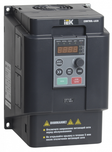 IEK ONI Преобразователь частоты CONTROL-L620 380В, 3Ф 5,5-7,5 kW