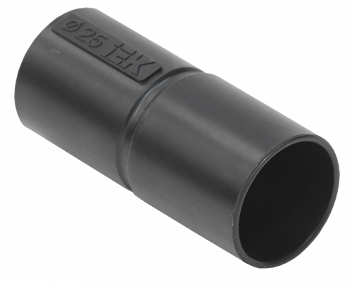 IEK Муфта труба-труба GI25G черный