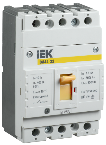 IEK Авт. выкл. ВА44 33 3Р 25А 15кА