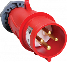 IEK Вилка переносная ССИ-024 32А-6ч/380-415В 3Р+РЕ IP44 MAGNUM