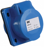 IEK Розетка 413 скрытая 2Р+Е 16А 220В IP44