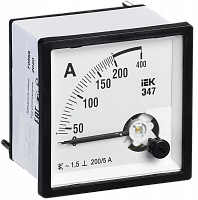 IEK Амперметр Э47 200/5А кл. точн. 1,5 96х96мм